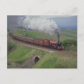 Dampfzug Postkarte (Vorderseite)