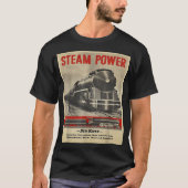 Dampfzug Power Motor Train T-Shirt (Vorderseite)