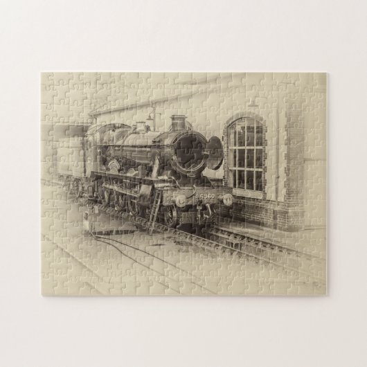 Dampfzug Puzzle (Horizontal)