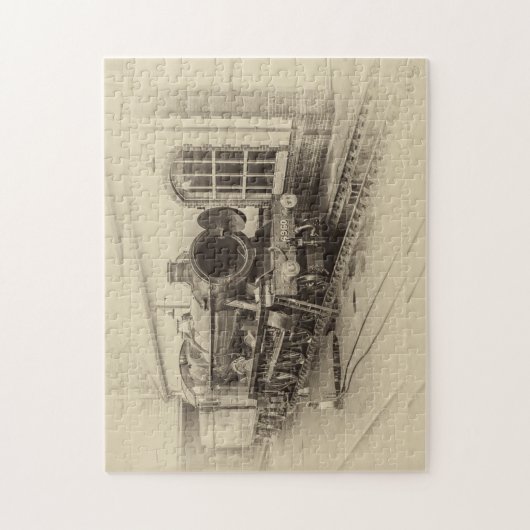 Dampfzug Puzzle (Vertikal)