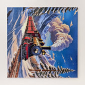 Dampfzug Puzzle (Horizontal)