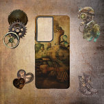 Dampfzug Samsung Galaxy Hülle<br><div class="desc">Steampunk-Zug Samsung Galaxy S21 Ultra Case</div>