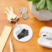 Dampfzug Schlüsselanhänger