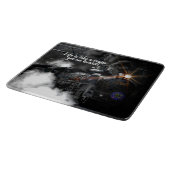 Dampfzug Schneidebrett (Ecke)