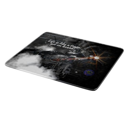 Dampfzug Schneidebrett (Ecke)