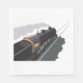 Dampfzug Serviette (Vorderseite)