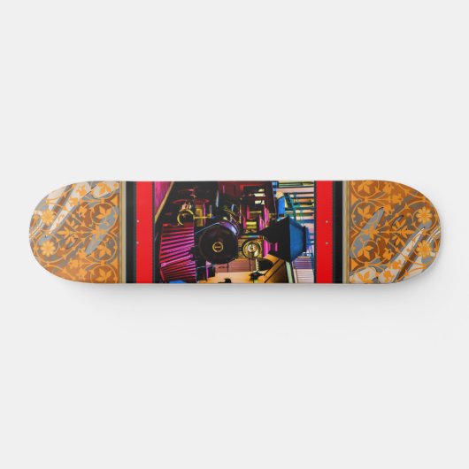 Dampfzug Skateboard (Horizontal)