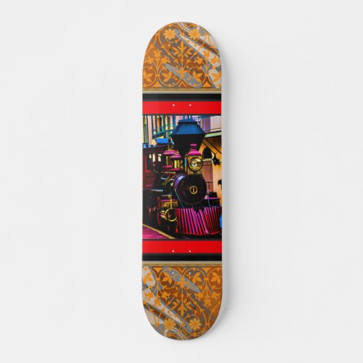 Dampfzug Skateboard (Vorne)