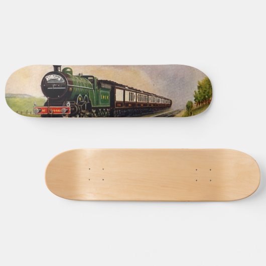 Dampfzug Skateboard (Horizontal)