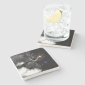 Dampfzug Steinuntersetzer (Seitenansicht)