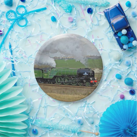 Dampfzug-Teller Pappteller (Party)