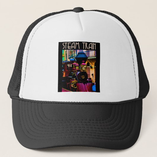 Dampfzug Trucker Hat Truckerkappe (Vorderseite)