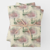 Dampfzug und Motor Geschenkpapier Set (Beispiel)