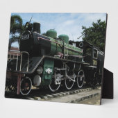 Dampfzug WW2 an der Kwai-Brücke Fotoplatte (Seite)