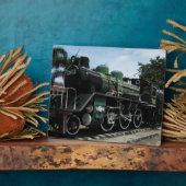 Dampfzug WW2 an der Kwai-Brücke Fotoplatte (Seite)