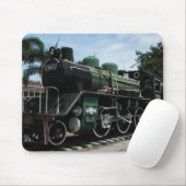 Dampfzug WW2 an der Kwai-Brücke Mousepad (Mit Mouse)