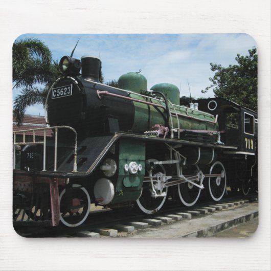 Dampfzug WW2 an der Kwai-Brücke Mousepad (Vorne)