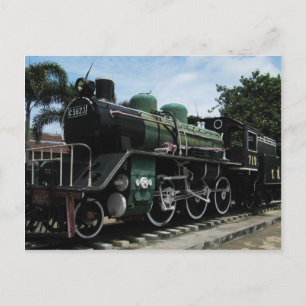 Dampfzug WW2 an der Kwai-Brücke Postkarte