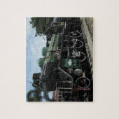 Dampfzug WW2 an der Kwai-Brücke Puzzle (Vertikal)