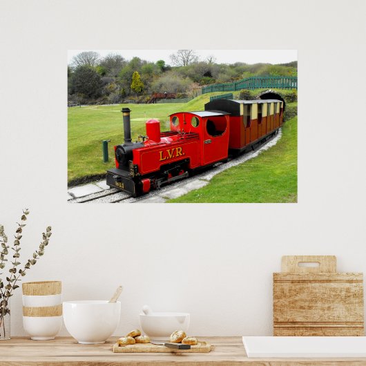 Dampfzug Zebedee Poster (Küche)