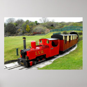 Dampfzug Zebedee Poster