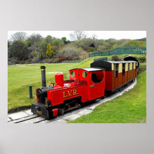 Dampfzug Zebedee Poster (Vorne)