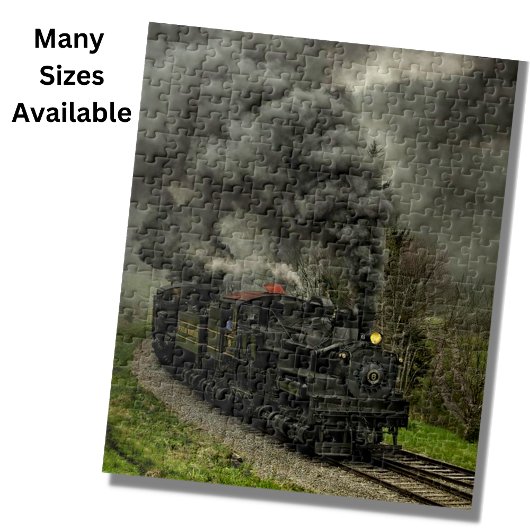 Dampfzug zum Erbe mit dem Smoke Jigsaw Puzzle