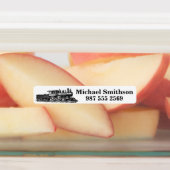 Dampfzugbahn wasserdicht etiketten (Befestigt)