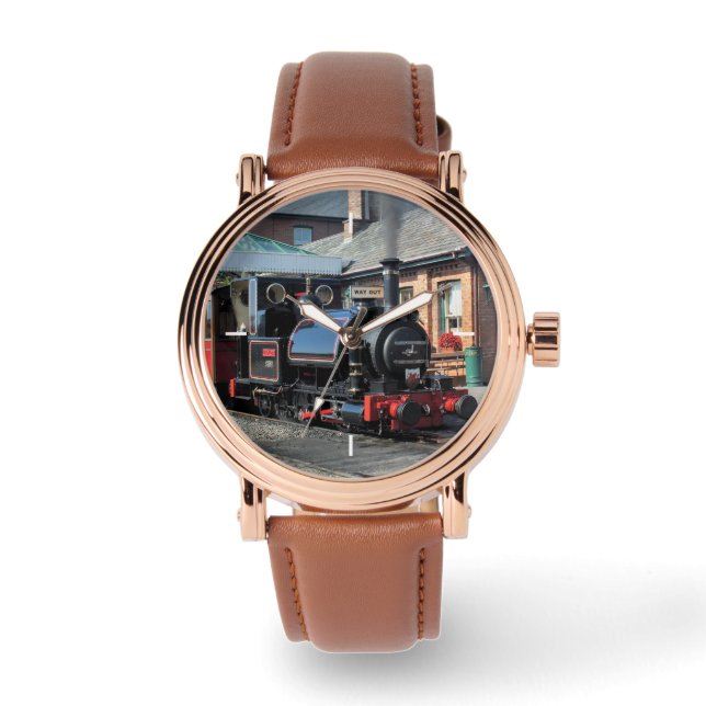 DAMPFZÜGE ARMBANDUHR (Vorderseite)