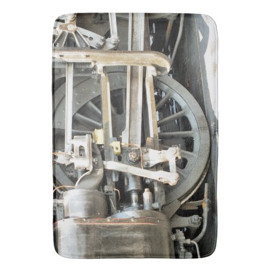 DAMPFZÜGE BADEMATTE (Vorderseite Vertikal)