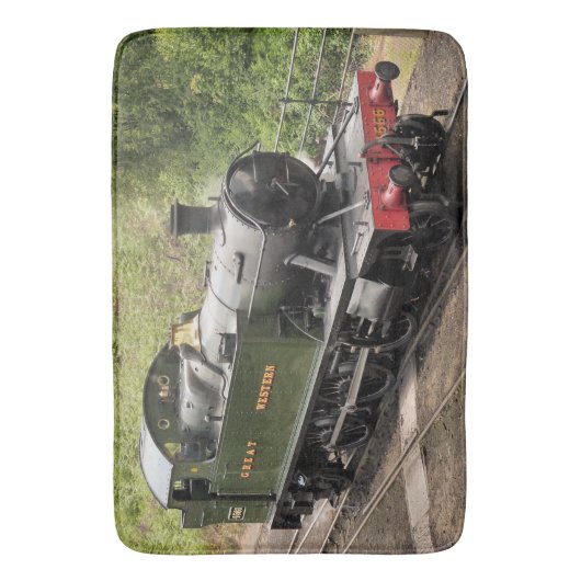 DAMPFZÜGE BADEMATTE (Vorderseite Vertikal)