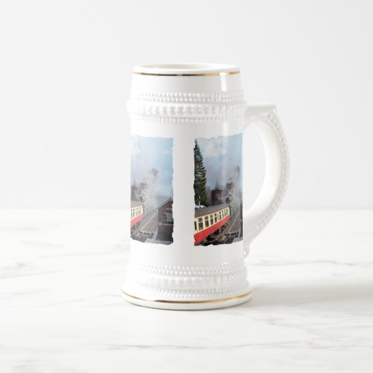 DAMPFZÜGE BIERGLAS (VorderseiteRechts)