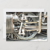 DAMPFZÜGE EINLADUNG (Vorderseite)