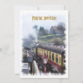 DAMPFZÜGE EINLADUNG (Vorderseite)