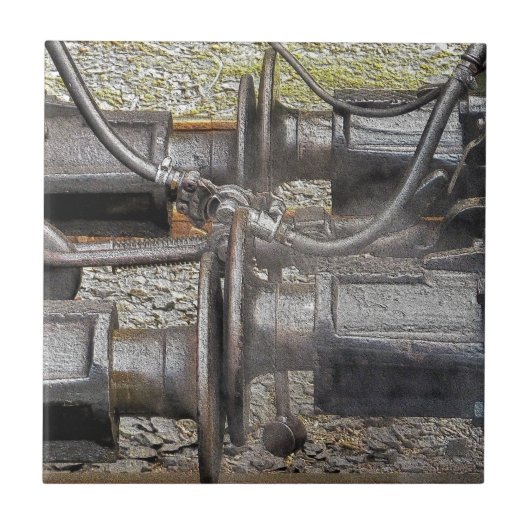 DAMPFZÜGE FLIESE (Vorderseite)