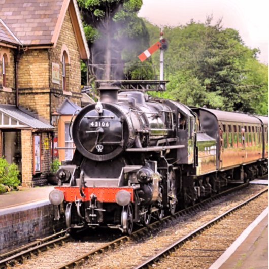 DAMPFZÜGE FOTOBLOCK