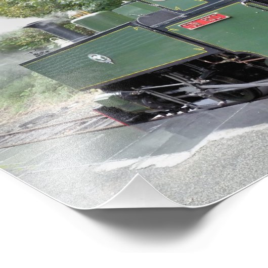 DAMPFZÜGE FOTODRUCK (Ecke)