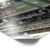 DAMPFZÜGE FOTODRUCK (Ecke)