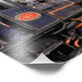 DAMPFZÜGE FOTODRUCK (Ecke)