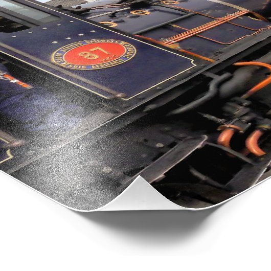 DAMPFZÜGE FOTODRUCK (Ecke)