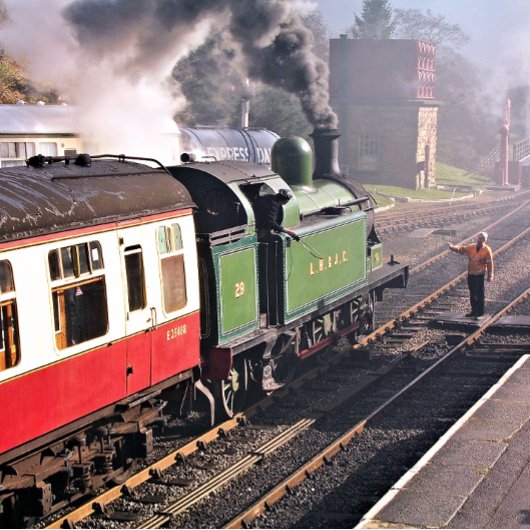 DAMPFZÜGE FOTODRUCK