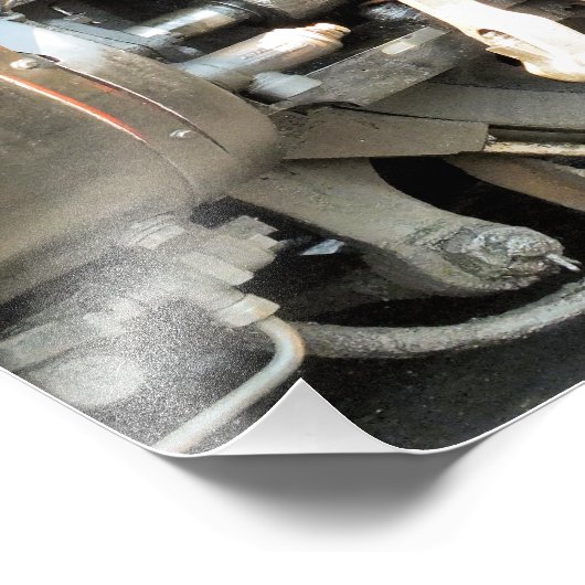 DAMPFZÜGE FOTODRUCK (Ecke)