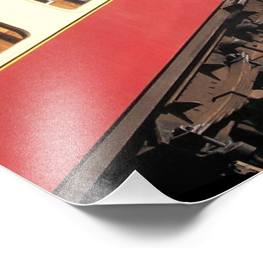 DAMPFZÜGE FOTODRUCK (Ecke)