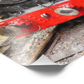 DAMPFZÜGE FOTODRUCK (Ecke)