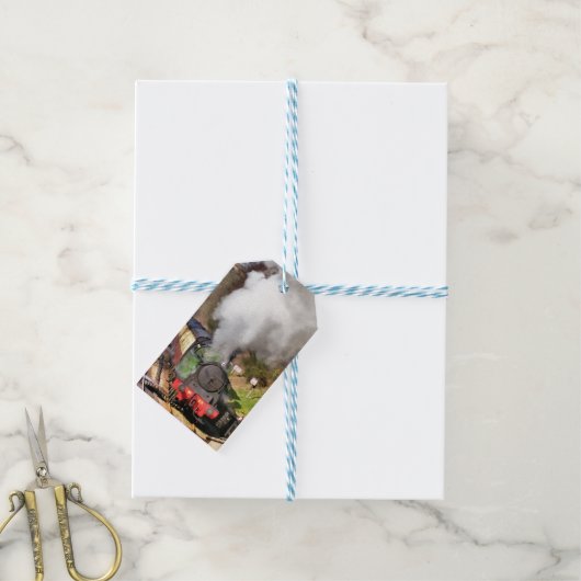 DAMPFZÜGE GESCHENKANHÄNGER (Mit Garn)