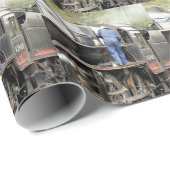 DAMPFZÜGE GESCHENKPAPIER (Rolleneckpunkt)