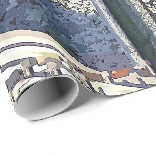 DAMPFZÜGE GESCHENKPAPIER (Rolleneckpunkt)