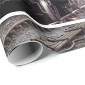 DAMPFZÜGE GESCHENKPAPIER (Rolleneckpunkt)