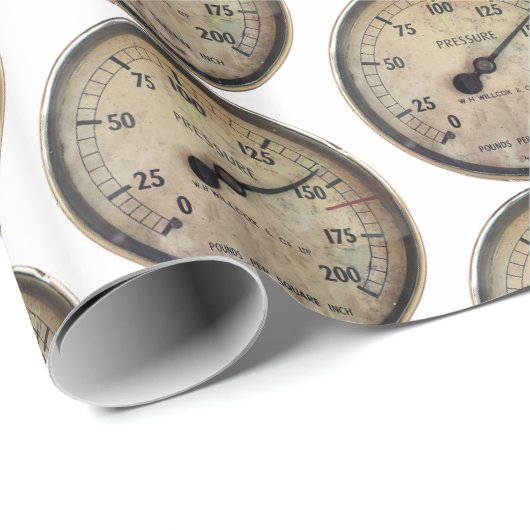 DAMPFZÜGE GESCHENKPAPIER (Rolleneckpunkt)