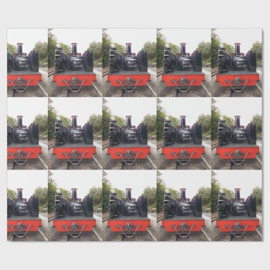 DAMPFZÜGE GESCHENKPAPIER (Flach)